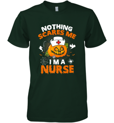 Nurse Halloween Gifts Nothing Scares Me I Am A Nurse Men's Premium T-Shirt Men's Premium T-Shirt - HHHstores