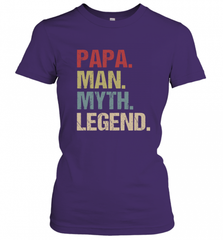 Papa Man Myth Legend Dad Father Women's T-Shirt Women's T-Shirt - HHHstores