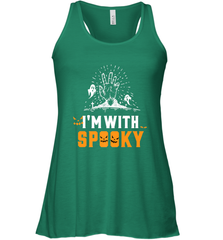 Spooky Halloween Costume Scary Gift Women's Racerback Tank Women's Racerback Tank - HHHstores
