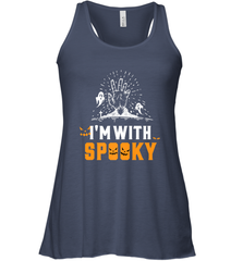 Spooky Halloween Costume Scary Gift Women's Racerback Tank Women's Racerback Tank - HHHstores