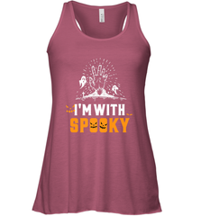 Spooky Halloween Costume Scary Gift Women's Racerback Tank Women's Racerback Tank - HHHstores