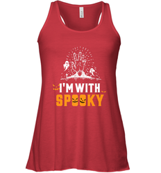 Spooky Halloween Costume Scary Gift Women's Racerback Tank