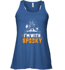 Spooky Halloween Costume Scary Gift Women's Racerback Tank Women's Racerback Tank - HHHstores