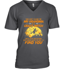 You can't scare me My grandma is a crazy witch Men's V-Neck Men's V-Neck - HHHstores