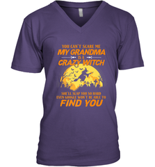 You can't scare me My grandma is a crazy witch Men's V-Neck Men's V-Neck - HHHstores
