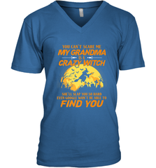 You can't scare me My grandma is a crazy witch Men's V-Neck Men's V-Neck - HHHstores