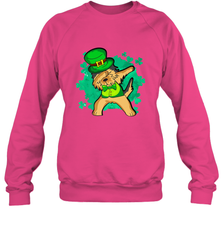 Dabbing Irish Terrier Dog Leprechaun St Patricks Day Ireland Crewneck Sweatshirt Crewneck Sweatshirt - HHHstores
