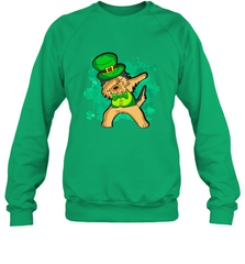 Dabbing Irish Terrier Dog Leprechaun St Patricks Day Ireland Crewneck Sweatshirt Crewneck Sweatshirt - HHHstores