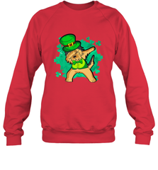 Dabbing Irish Terrier Dog Leprechaun St Patricks Day Ireland Crewneck Sweatshirt Crewneck Sweatshirt - HHHstores