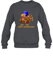 Cool Happy Thanksgiving Football Shirt Gobble Player Turkey Crewneck Sweatshirt Crewneck Sweatshirt - HHHstores