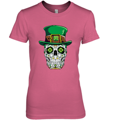 Sugar Skull Leprechaun T Shirt St Patricks Day Women Men Women's Premium T-Shirt Women's Premium T-Shirt - HHHstores