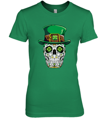 Sugar Skull Leprechaun T Shirt St Patricks Day Women Men Women's Premium T-Shirt Women's Premium T-Shirt - HHHstores