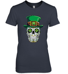 Sugar Skull Leprechaun T Shirt St Patricks Day Women Men Women's Premium T-Shirt Women's Premium T-Shirt - HHHstores