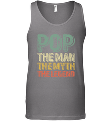 Pop The Man The Myth The Legend Father's Day Men's Tank Top Men's Tank Top - HHHstores