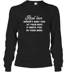 Real love funny quotes for valentine Long Sleeve T-Shirt Long Sleeve T-Shirt - HHHstores