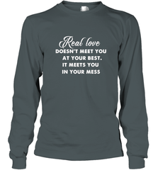 Real love funny quotes for valentine Long Sleeve T-Shirt Long Sleeve T-Shirt - HHHstores