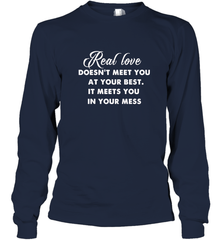 Real love funny quotes for valentine Long Sleeve T-Shirt Long Sleeve T-Shirt - HHHstores