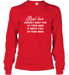 Real love funny quotes for valentine Long Sleeve T-Shirt Long Sleeve T-Shirt - HHHstores