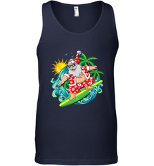 Christmas in July Santa Claus Hawaiian Surfing Gift Surf Men's Tank Top Men's Tank Top - HHHstores