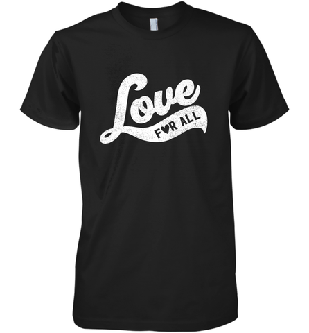 Cute Love Valentines Day Retro Vintage Top Men's Premium T-Shirt Men's Premium T-Shirt / Black / XS Men's Premium T-Shirt - HHHstores