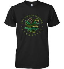 The Green Mamba, Cannabist, Weed Grower Pot Smoker Men's Premium T-Shirt Men's Premium T-Shirt - HHHstores