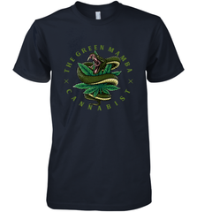 The Green Mamba, Cannabist, Weed Grower Pot Smoker Men's Premium T-Shirt Men's Premium T-Shirt - HHHstores