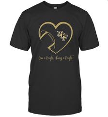 UCF Knights Football Inside Heart  Team  Apparel Men's T-Shirt Men's T-Shirt - HHHstores