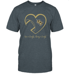 UCF Knights Football Inside Heart  Team  Apparel Men's T-Shirt Men's T-Shirt - HHHstores