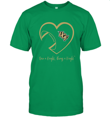 UCF Knights Football Inside Heart  Team  Apparel Men's T-Shirt Men's T-Shirt - HHHstores