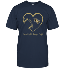 UCF Knights Football Inside Heart  Team  Apparel Men's T-Shirt Men's T-Shirt - HHHstores