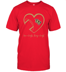 UCF Knights Football Inside Heart  Team  Apparel Men's T-Shirt Men's T-Shirt - HHHstores
