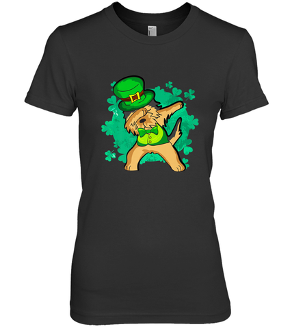 Dabbing Irish Terrier Dog Leprechaun St Patricks Day Ireland Women's Premium T-Shirt Women's Premium T-Shirt / Black / XS Women's Premium T-Shirt - HHHstores