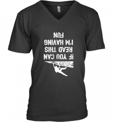 Funny Rock Climbing T Shirt Free Climbing Men's V-Neck Men's V-Neck - HHHstores