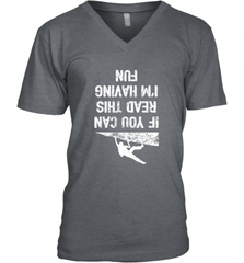 Funny Rock Climbing T Shirt Free Climbing Men's V-Neck Men's V-Neck - HHHstores