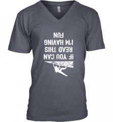 Funny Rock Climbing T Shirt Free Climbing Men's V-Neck Men's V-Neck - HHHstores