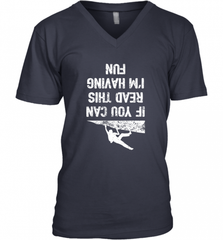 Funny Rock Climbing T Shirt Free Climbing Men's V-Neck Men's V-Neck - HHHstores