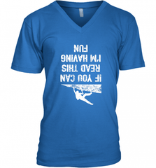 Funny Rock Climbing T Shirt Free Climbing Men's V-Neck Men's V-Neck - HHHstores