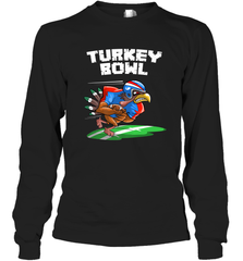 Cool Turkey Bowl _ Funny Thanksgiving Football Player Gift Long Sleeve T-Shirt Long Sleeve T-Shirt - HHHstores
