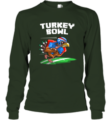 Cool Turkey Bowl _ Funny Thanksgiving Football Player Gift Long Sleeve T-Shirt Long Sleeve T-Shirt - HHHstores