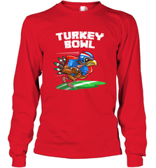 Cool Turkey Bowl _ Funny Thanksgiving Football Player Gift Long Sleeve T-Shirt Long Sleeve T-Shirt - HHHstores
