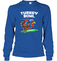 Cool Turkey Bowl _ Funny Thanksgiving Football Player Gift Long Sleeve T-Shirt Long Sleeve T-Shirt - HHHstores
