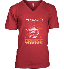 My Broom Broke So Now I Am A Nurse Halloween Costume Men's V-Neck Men's V-Neck - HHHstores