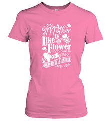 A mother is like a flower each one is beautiful and unique Women's T-Shirt Women's T-Shirt - HHHstores
