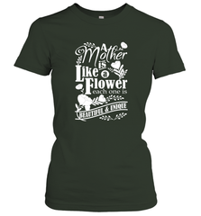 A mother is like a flower each one is beautiful and unique Women's T-Shirt Women's T-Shirt - HHHstores