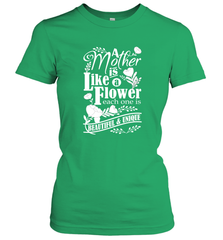 A mother is like a flower each one is beautiful and unique Women's T-Shirt Women's T-Shirt - HHHstores