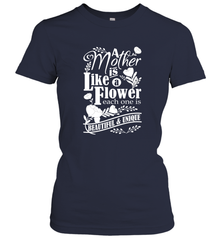 A mother is like a flower each one is beautiful and unique Women's T-Shirt Women's T-Shirt - HHHstores