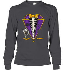 Skeleton Tuxedo Suit Halloween Costume Bones Long Sleeve T-Shirt Long Sleeve T-Shirt - HHHstores