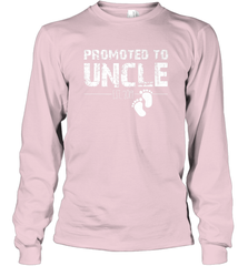 Mens Funny Christmas Gift Promoted To Uncle Est 2019 Fathers Day Long Sleeve T-Shirt Long Sleeve T-Shirt - HHHstores
