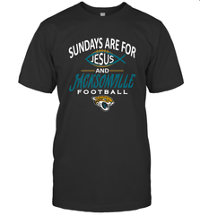 Sundays Are For Jesus and Jacksonville Funny Football Men's T-Shirt Men's T-Shirt - HHHstores