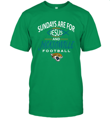 Sundays Are For Jesus and Jacksonville Funny Football Men's T-Shirt Men's T-Shirt - HHHstores